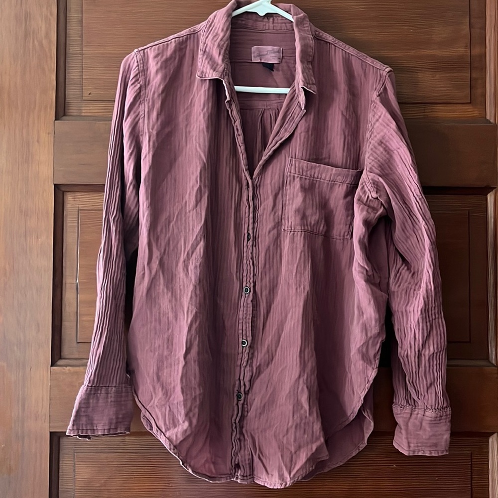 Dusty Maroon Button Down